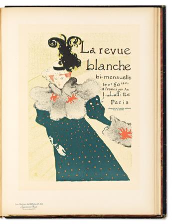 VARIOUS ARTISTS. LES MAITRES DE L’AFFICHE. Bound volumes 2-5. 1897-1900. 16x12½ inches, 40½x31¾ cm. Chaix, Paris.